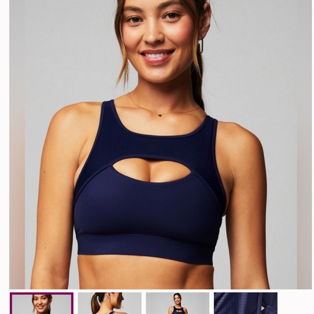 Fabletics Mesh Breathable Impact Sports Bra
